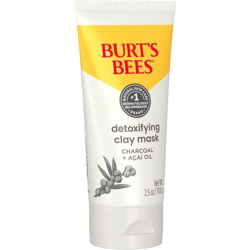 slide 2 of 11, Burt's Bees Detoxifying Clay Face Mask - 2.5oz, 2.5 oz