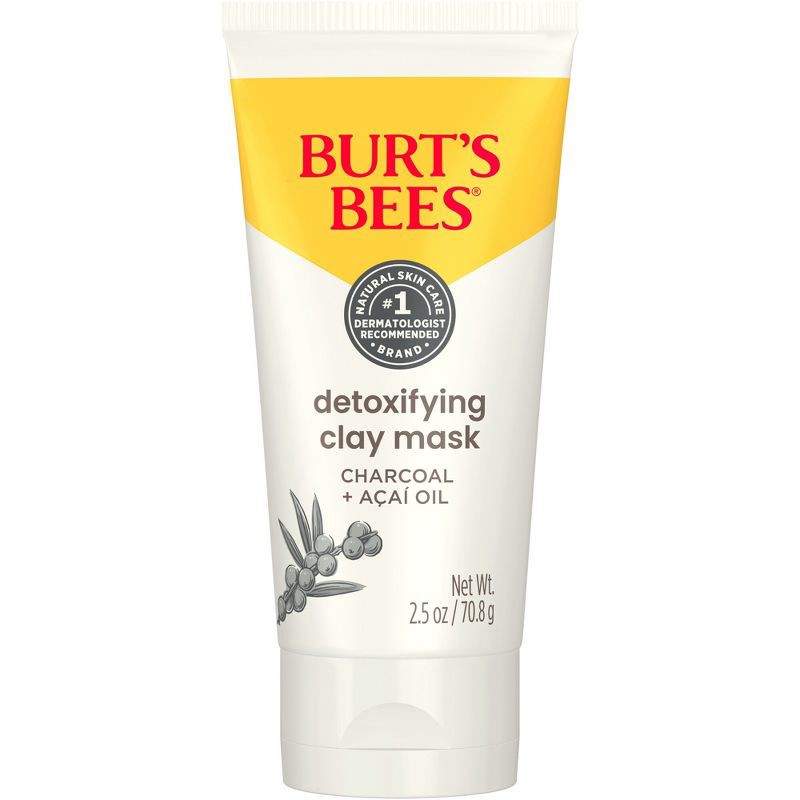 slide 1 of 12, Burt's Bees Detoxifying Clay Face Mask - 2.5oz, 2.5 oz