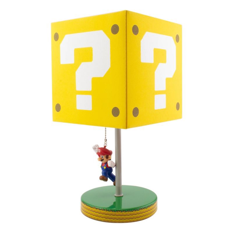 slide 4 of 5, 14" Nintendo Super Mario Block Table Lamp, 1 ct