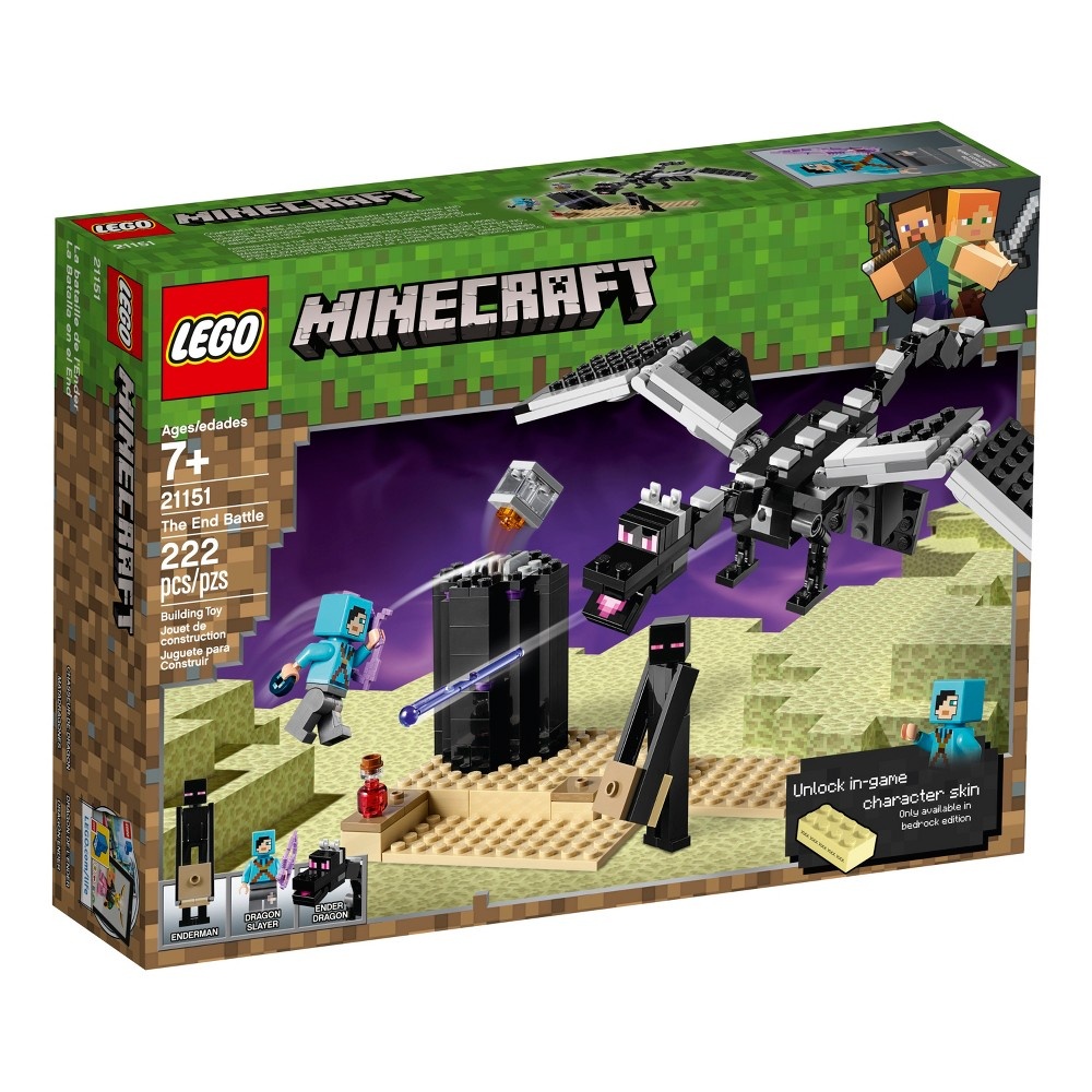 slide 4 of 7, LEGO Minecraft The End Battle 21151, 1 ct