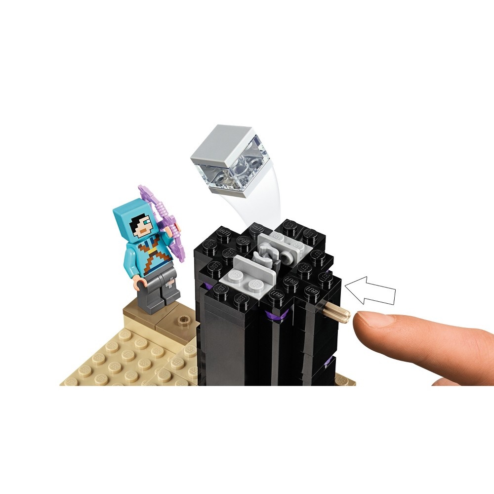 slide 3 of 7, LEGO Minecraft The End Battle 21151, 1 ct