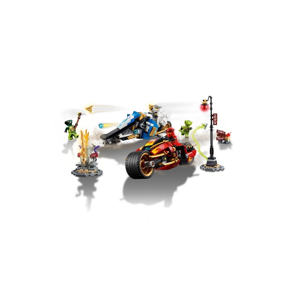 slide 6 of 6, LEGO Ninjago Kai's Blade Cycle & Zane's Snowmobile, 1 ct