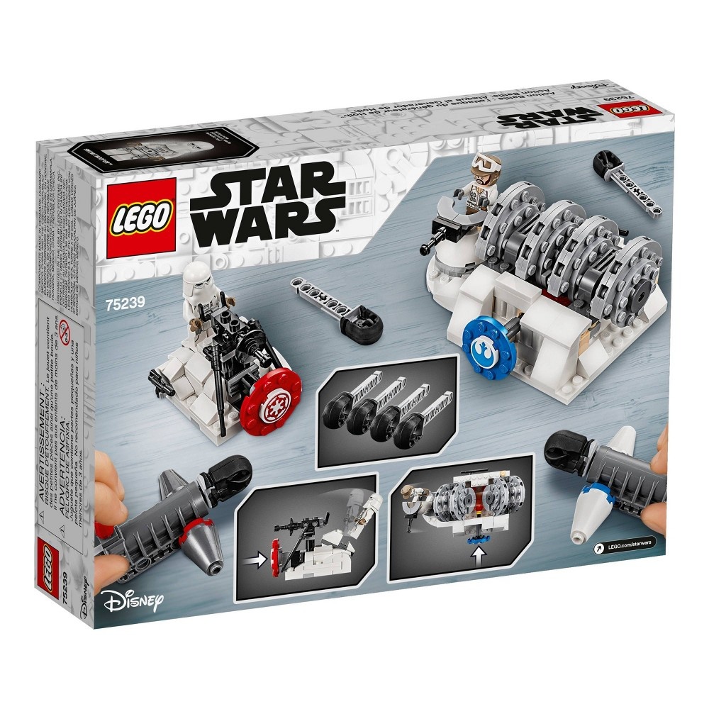 slide 4 of 7, LEGO Star Wars Action Battle Hoth Generator Attack 75239, 1 ct