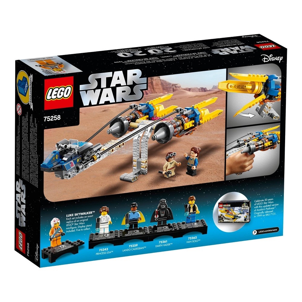 slide 5 of 7, LEGO Star Wars Anakin's Podracer - 20th Anniversary Edition 75258, 1 ct