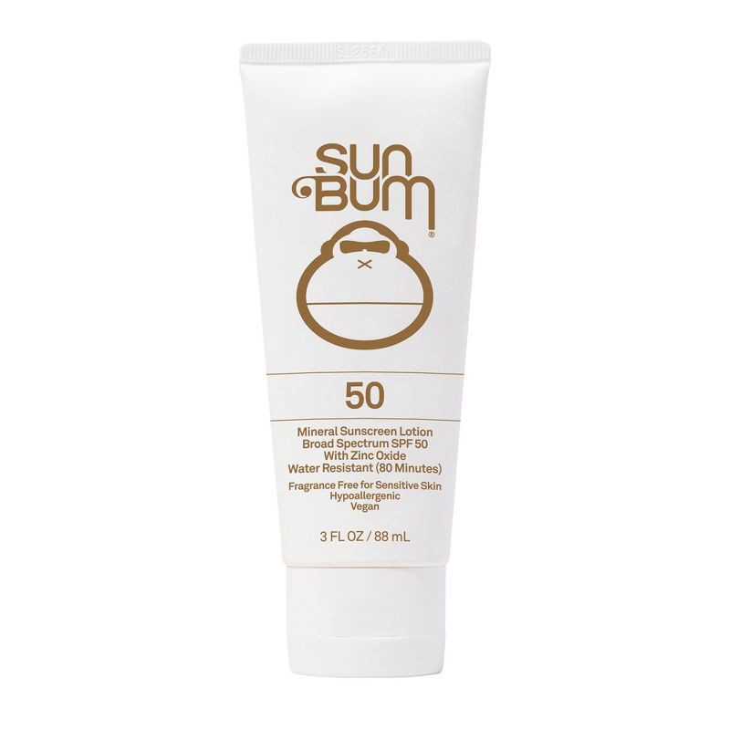 slide 1 of 4, Sun Bum Mineral Sunscreen Lotion - SPF 50 - 3 fl oz, 50 ct; 3 fl oz