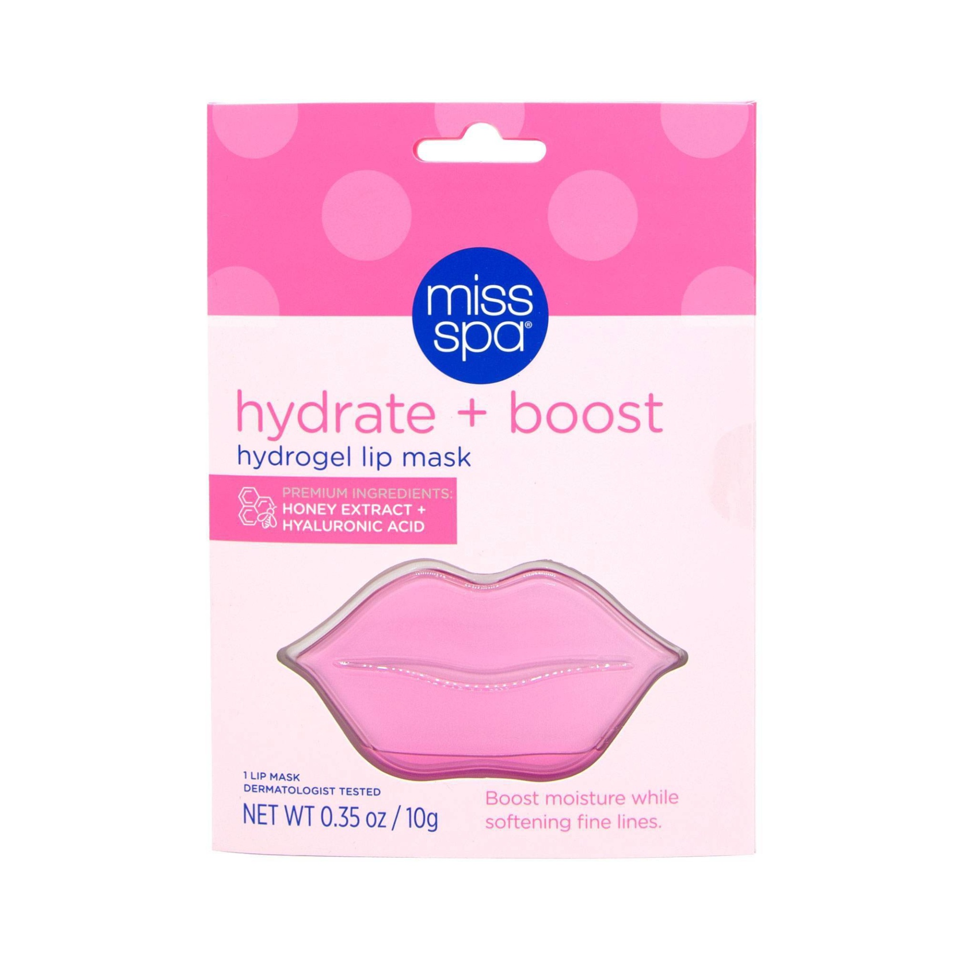 slide 1 of 4, Miss Spa Hydrate and Boost Hydrogel Lip Mask - 1ct/0.35oz, 1 ct, 0.35 oz