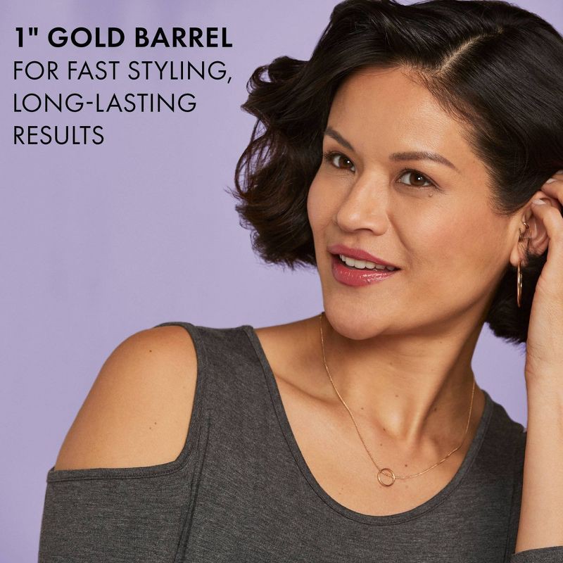 slide 3 of 7, Hot Tools Pro Signature Gold Curling Iron - 1", 1 ct