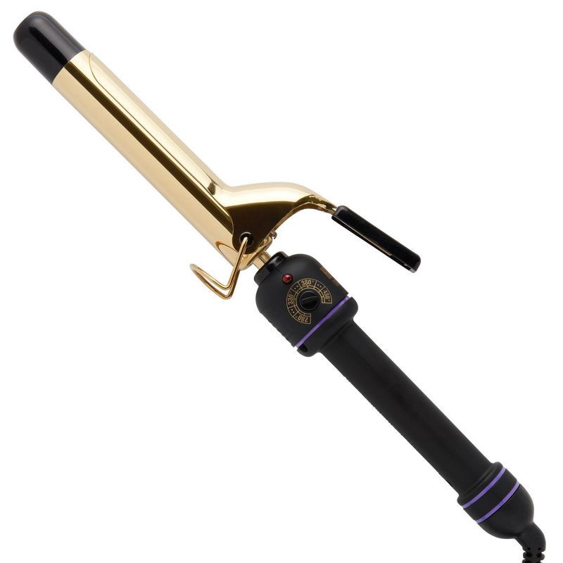 slide 1 of 7, Hot Tools Pro Signature Gold Curling Iron - 1", 1 ct