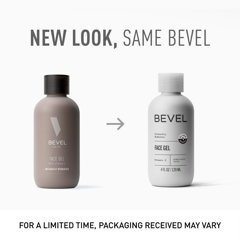 slide 3 of 6, Bevel Men's Face Gel, Hydrating, with Tea Tree Oil and Vitamin C - 4 fl oz, 4 fl oz