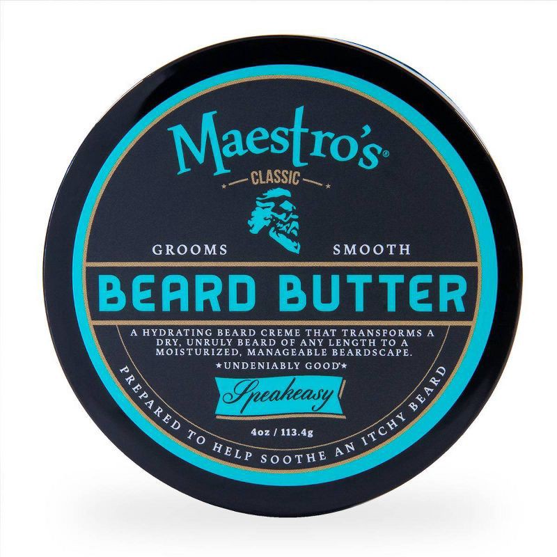slide 1 of 4, Maestro's Classic Speakeasy Blend Beard Butter - 4oz, 4 oz