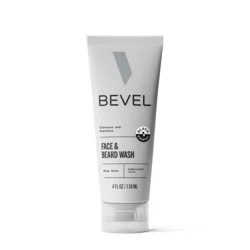 Bevel Men's Face Wash with Tea Tree Oil, Coconut and Vitamin B3 - 4 fl oz: Combination, Dry, Acne-Prone Skin, Liquid Formula, Paraben-Free