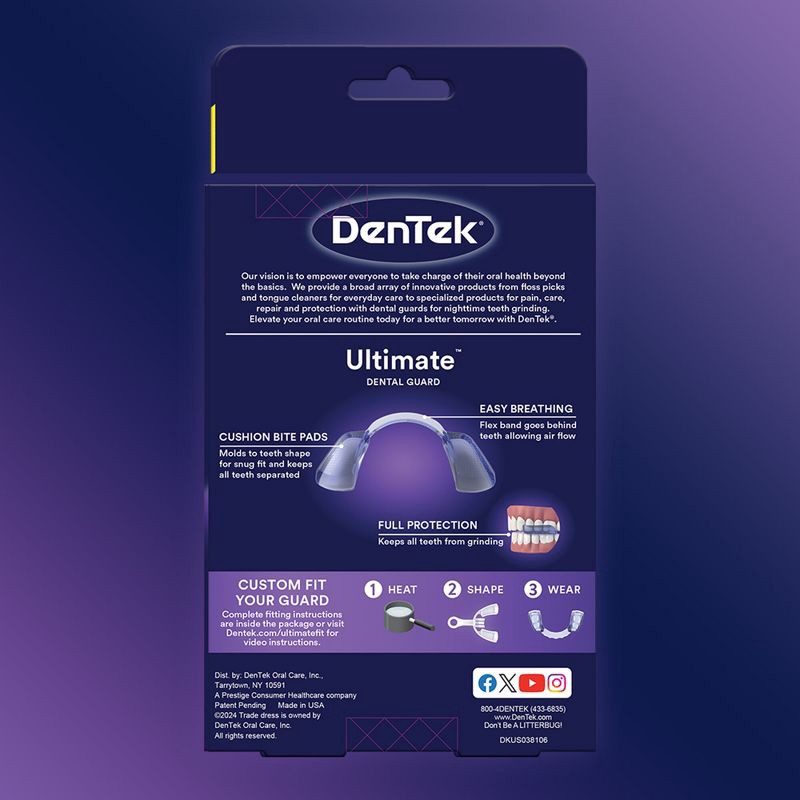 slide 8 of 12, DenTek Ultimate Dental Guard For Nighttime Teeth Grinding with SmartFit Tray, 1 ct
