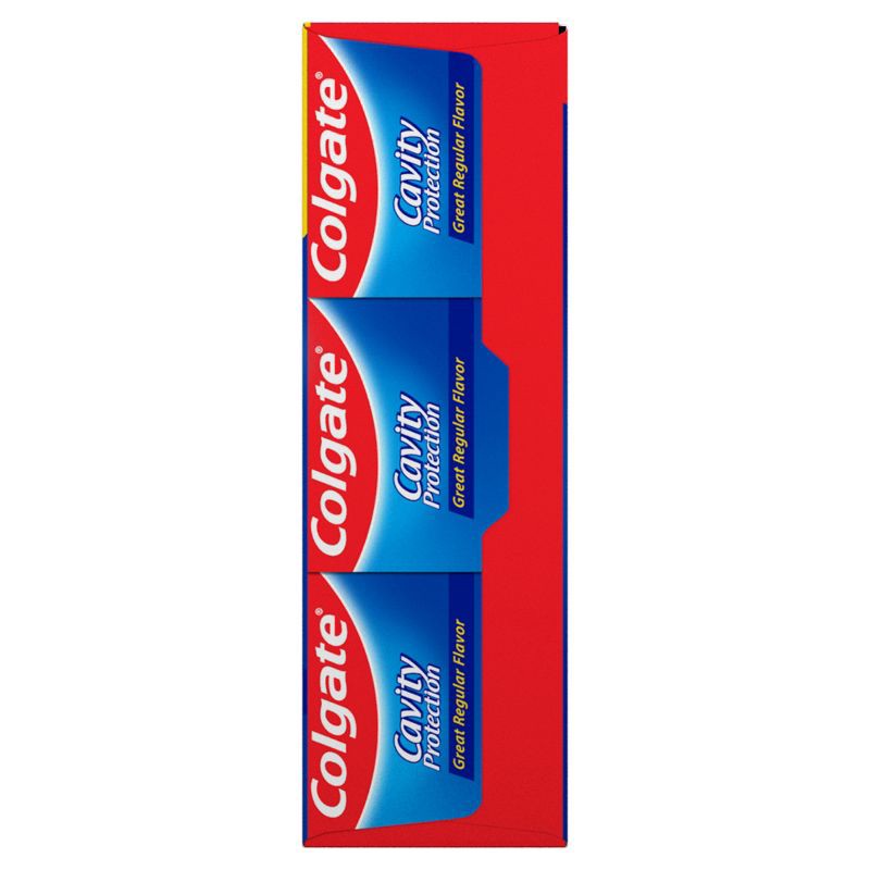 slide 5 of 5, Colgate Cavity Protection Toothpaste with Fluoride - 6oz/3pk, 3 ct; 6 oz