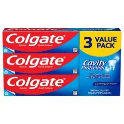 Colgate Cavity Protection Toothpaste with Fluoride - 6oz/3pk