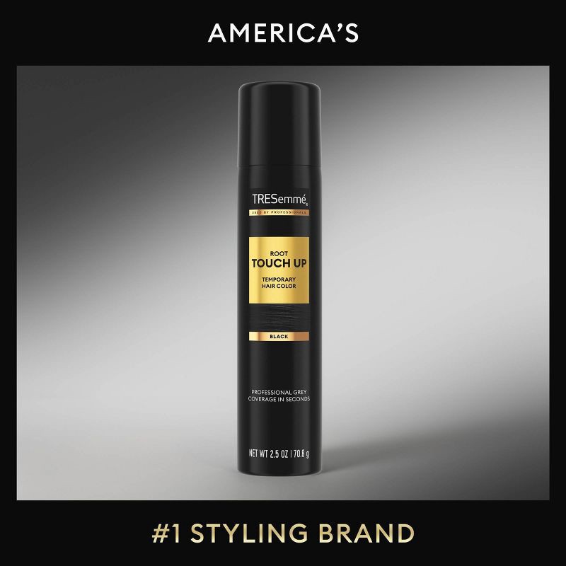 slide 4 of 8, Tresemme Root Touch-Up Temporary Hair Color Spray - Black - 2.5oz, 2.5 oz