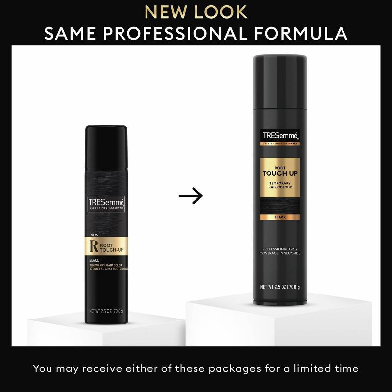 slide 4 of 7, Tresemme Root Touch-Up Temporary Hair Color Spray - Black - 2.5oz, 2.5 oz