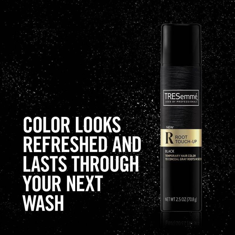slide 5 of 6, Tresemme Root Touch-Up Temporary Hair Color Spray - Black - 2.5oz, 2.5 oz