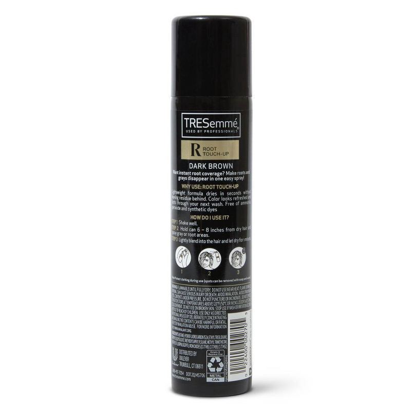 slide 3 of 8, Tresemme Root Touch-Up Temporary Dark Brown Hair Color Spray - 2.5 fl oz, 2.5 fl oz