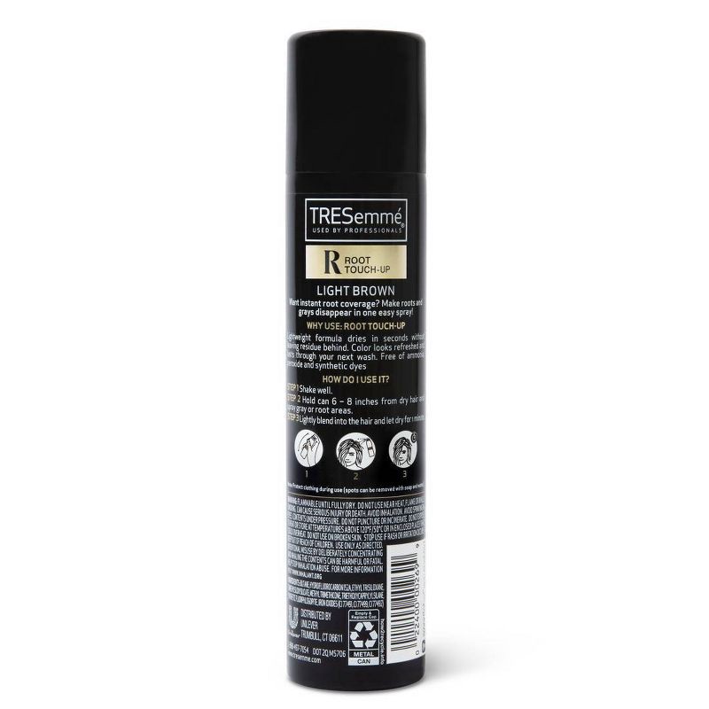 slide 3 of 8, Tresemme Root Touch-Up Light Brown Hair Temporary Hair Color Spray - 2.5 fl oz, 2.5 fl oz