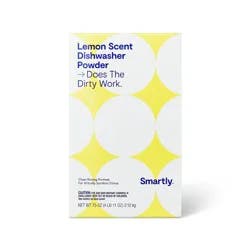 Lemon Scented Dish Detergent Powder - 75oz - Smartly™