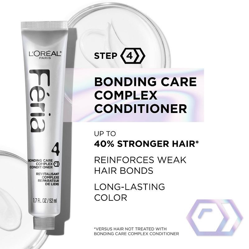 slide 5 of 10, L'Oreal Paris Féria Multi - Faceted Shimmering Permanent Hair Color - Smokey Silver, 1 ct