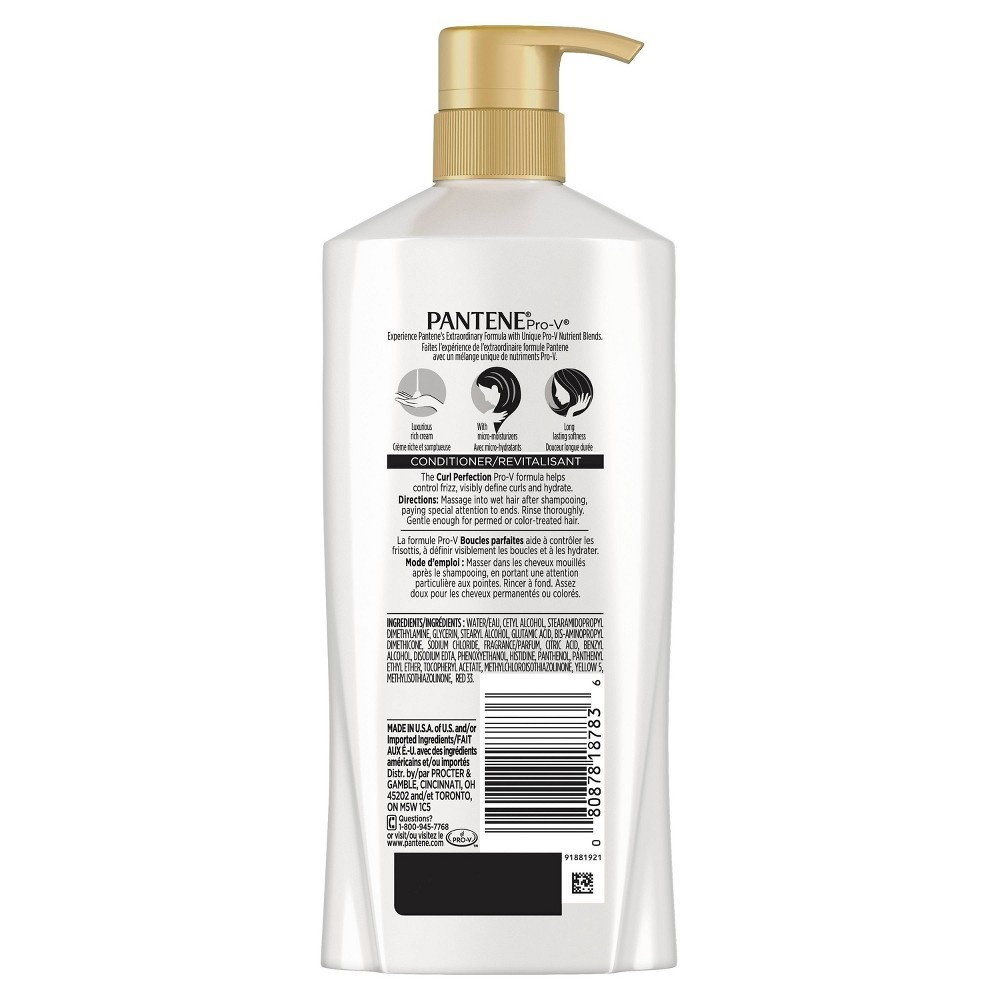 slide 2 of 3, Pantene Pro-V Curl Perfection Conditione - 23.7 fl oz, 1 fl oz