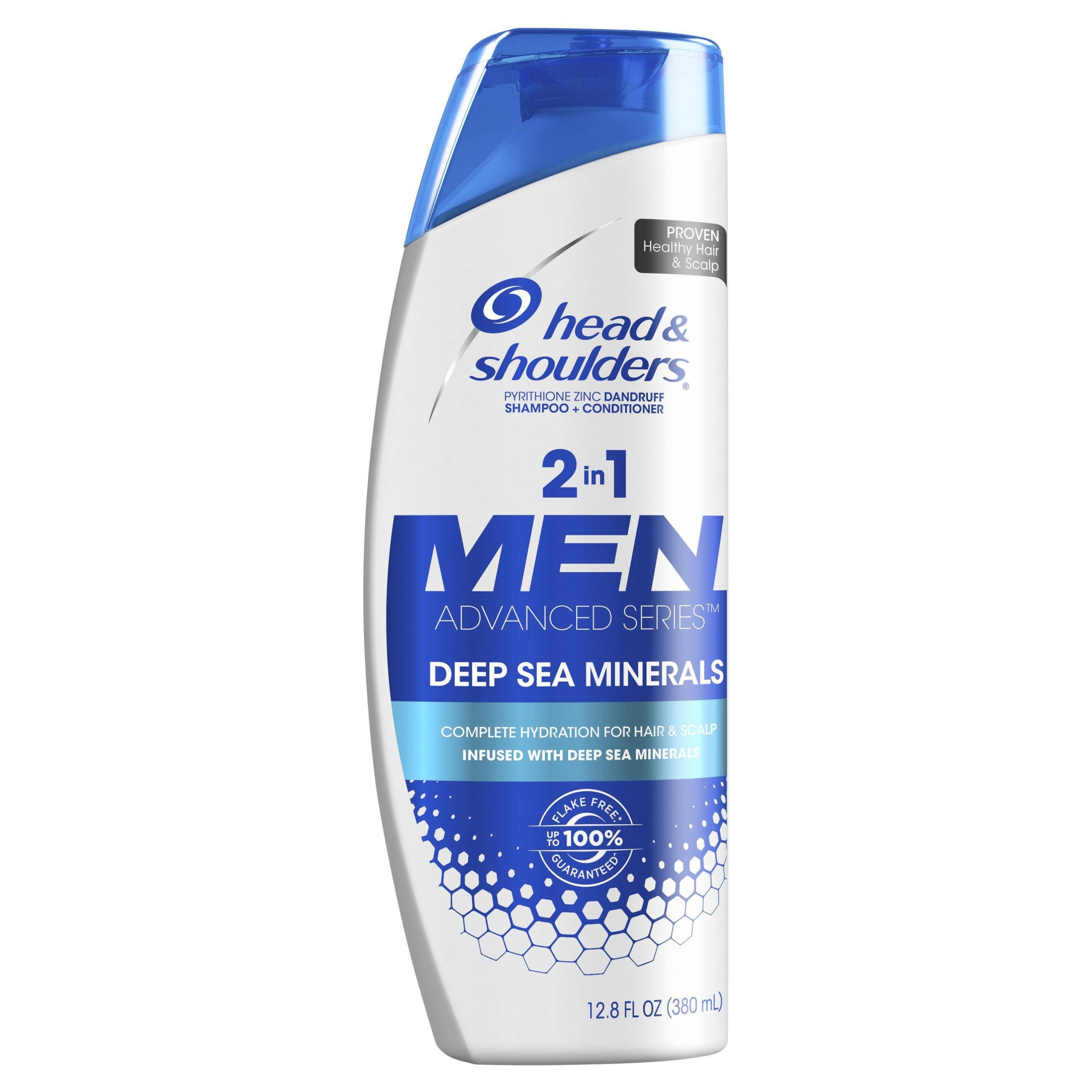 slide 1 of 2, Head & Shoulders Deep Sea Mineral Dandruff Men 2 in 1 Shampoo Conditioner, 12.8 fl oz