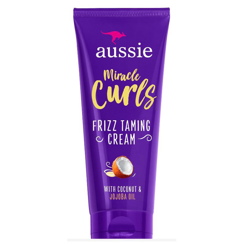 slide 1 of 10, Aussie Miracle Curls Frizz Taming Curl Cream with Coconut & Jojoba - 6.8oz, 6.8 oz