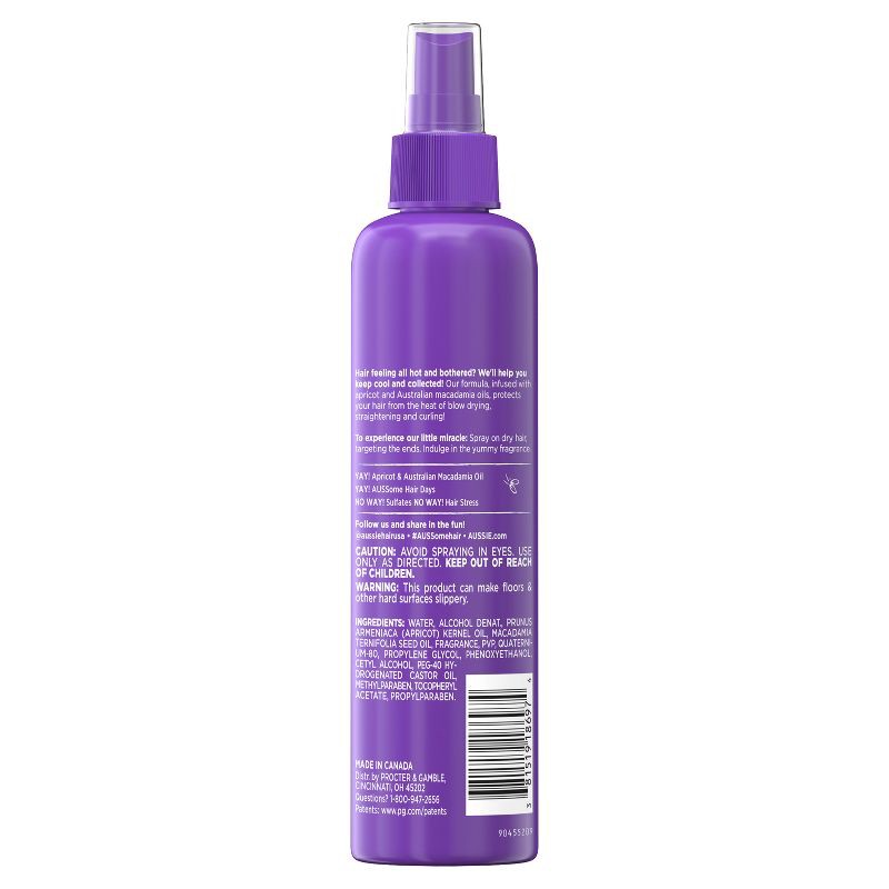 slide 3 of 3, Aussie Total Miracle Heat Protecting Spray - 8.5 fl oz, 8.5 fl oz