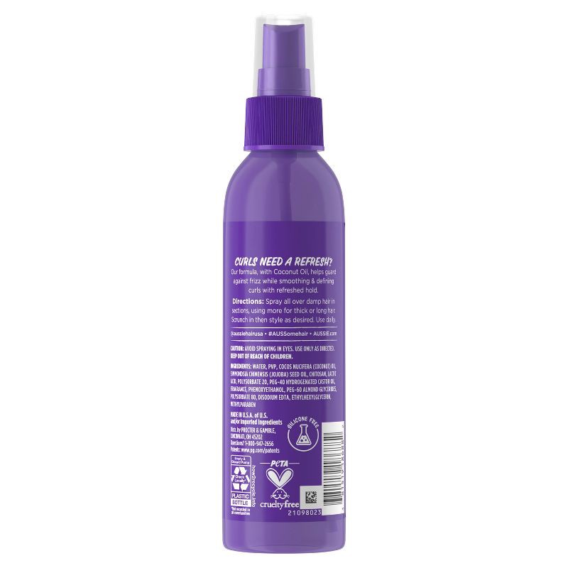 slide 2 of 9, Aussie Miracle Curls Refresher Spray Gel - 5.7 fl oz, 5.7 fl oz