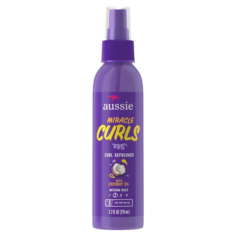 slide 9 of 9, Aussie Miracle Curls Refresher Spray Gel - 5.7 fl oz, 5.7 fl oz