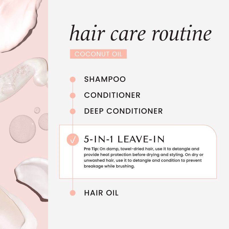 slide 9 of 10, Hask Monoi Coconut Oil 5-in-1 Leave-In-Spray - 6 fl oz, 6 fl oz