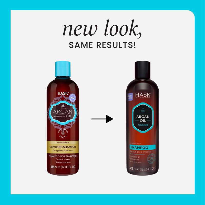 slide 3 of 9, Hask Argan Oil Repairing Shampoo - 12 fl oz, 12 fl oz