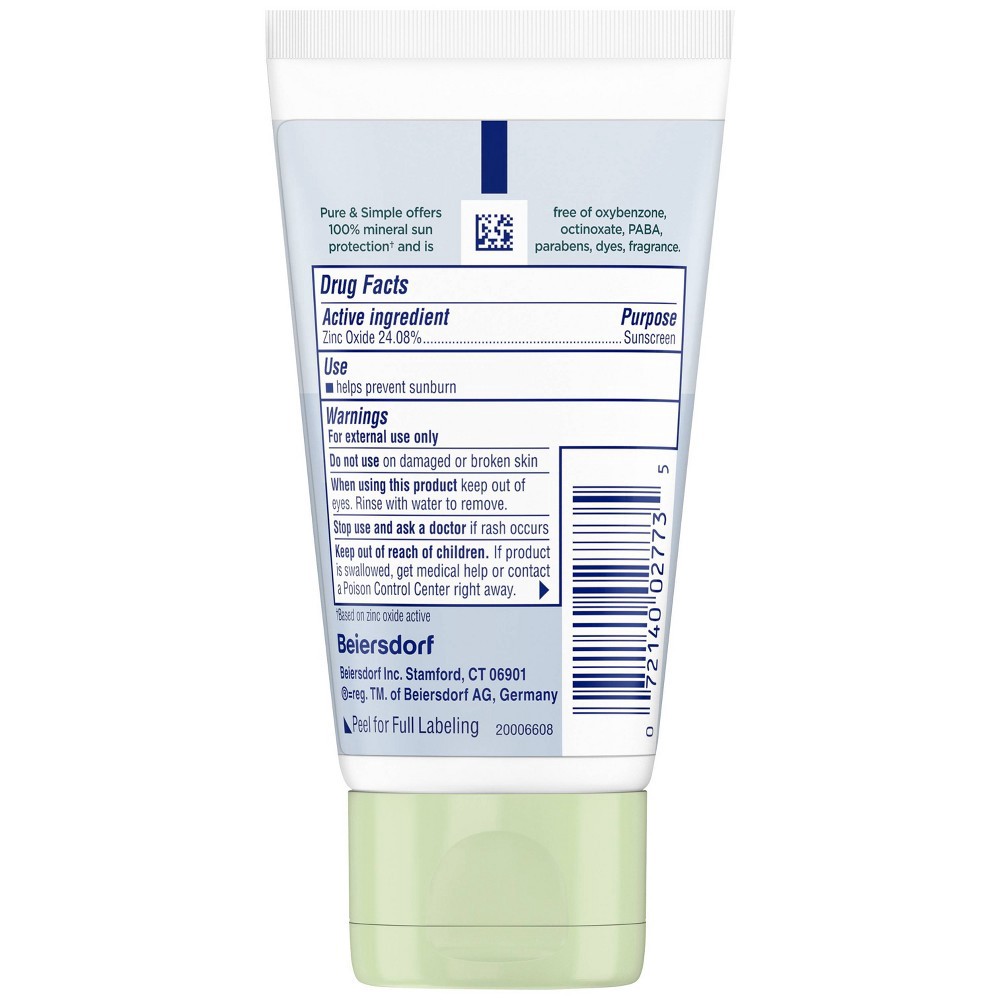 slide 3 of 5, Coppertone Pure and Simple Botanicals Faces Sunscreen Lotion- SPF 50 - 2oz, 50 x 2 oz