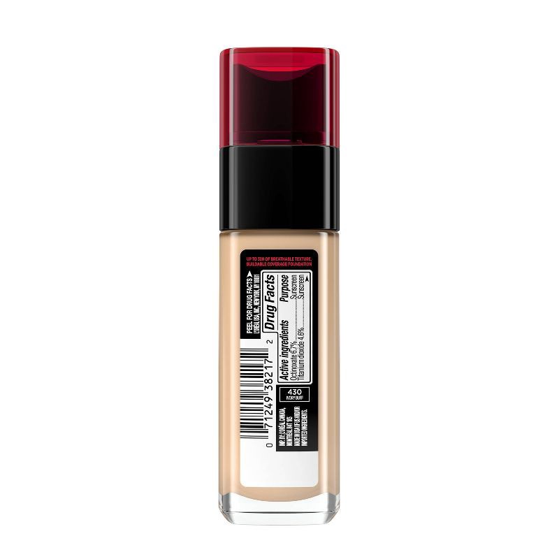 slide 8 of 8, L'Oreal Paris Infallible 32HR Fresh Wear Foundation with SPF 25 - 430 Ivory Buff - 1 fl oz, 1 fl oz