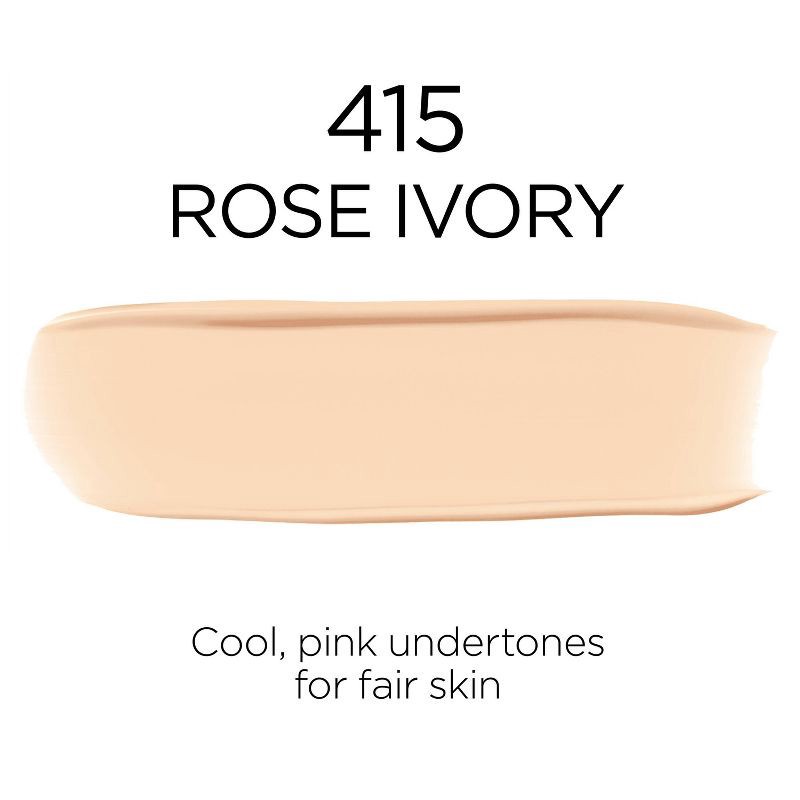 slide 2 of 8, L'Oreal Paris Infallible 32HR Fresh Wear Foundation with SPF 25 - 415 Rose Ivory - 1 fl oz, 1 fl oz