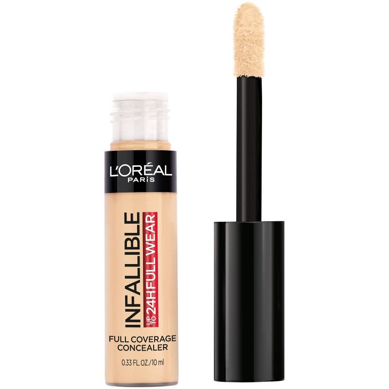 slide 1 of 7, L'Oreal Paris Infallible Full Wear, Full Coverage, Waterproof Concealer - 355 Vanilla - 0.33 fl oz, 0.33 fl oz