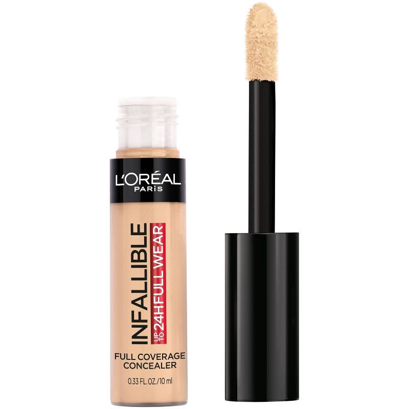 slide 1 of 7, L'Oreal Paris Infallible Full Wear, Full Coverage, Waterproof Concealer - 345 Oatmeal - 0.33 fl oz, 0.33 fl oz