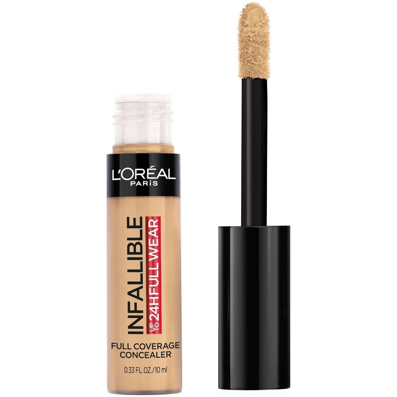 slide 1 of 7, L'Oreal Paris Infallible Full Wear, Full Coverage, Waterproof Concealer - 365 Cashew - 0.33 fl oz, 0.33 fl oz