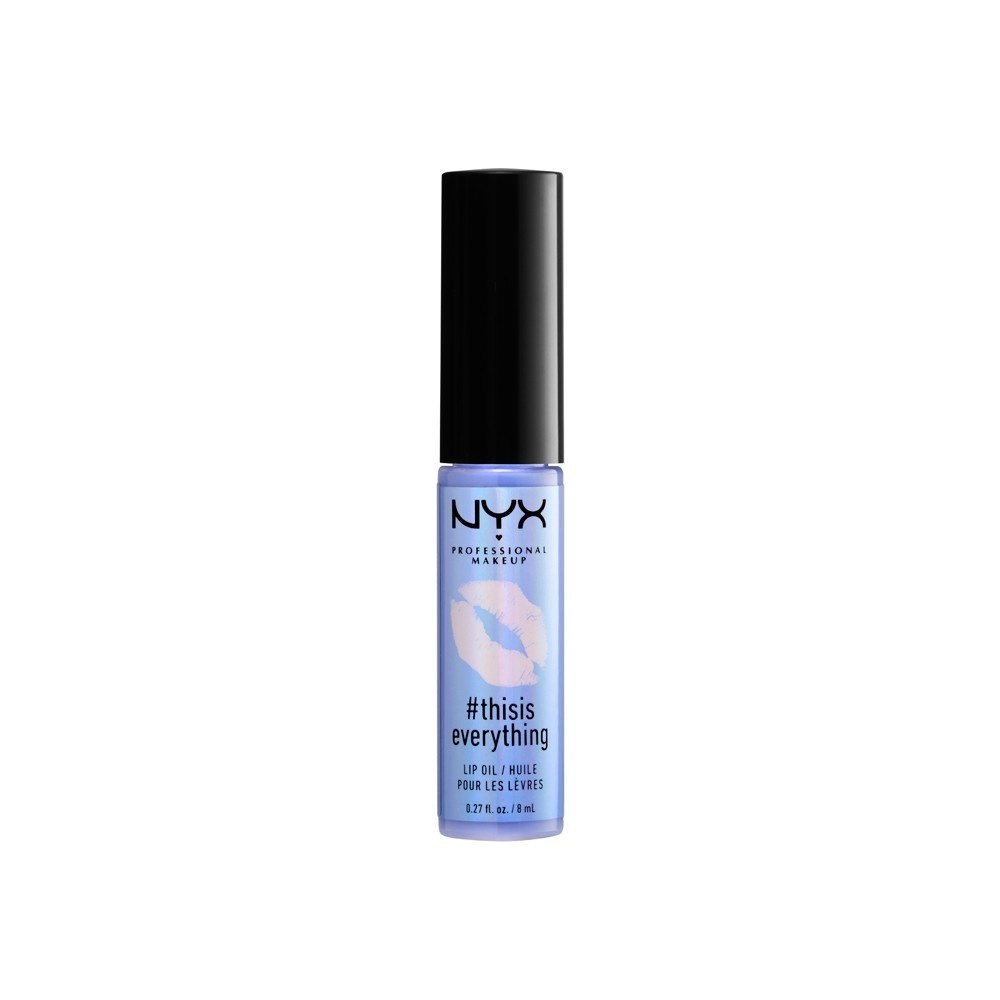 slide 1 of 3, NYX Professional Makeup#Thisiseverything Lip Oil, Sheer Lavender, 0.27 oz