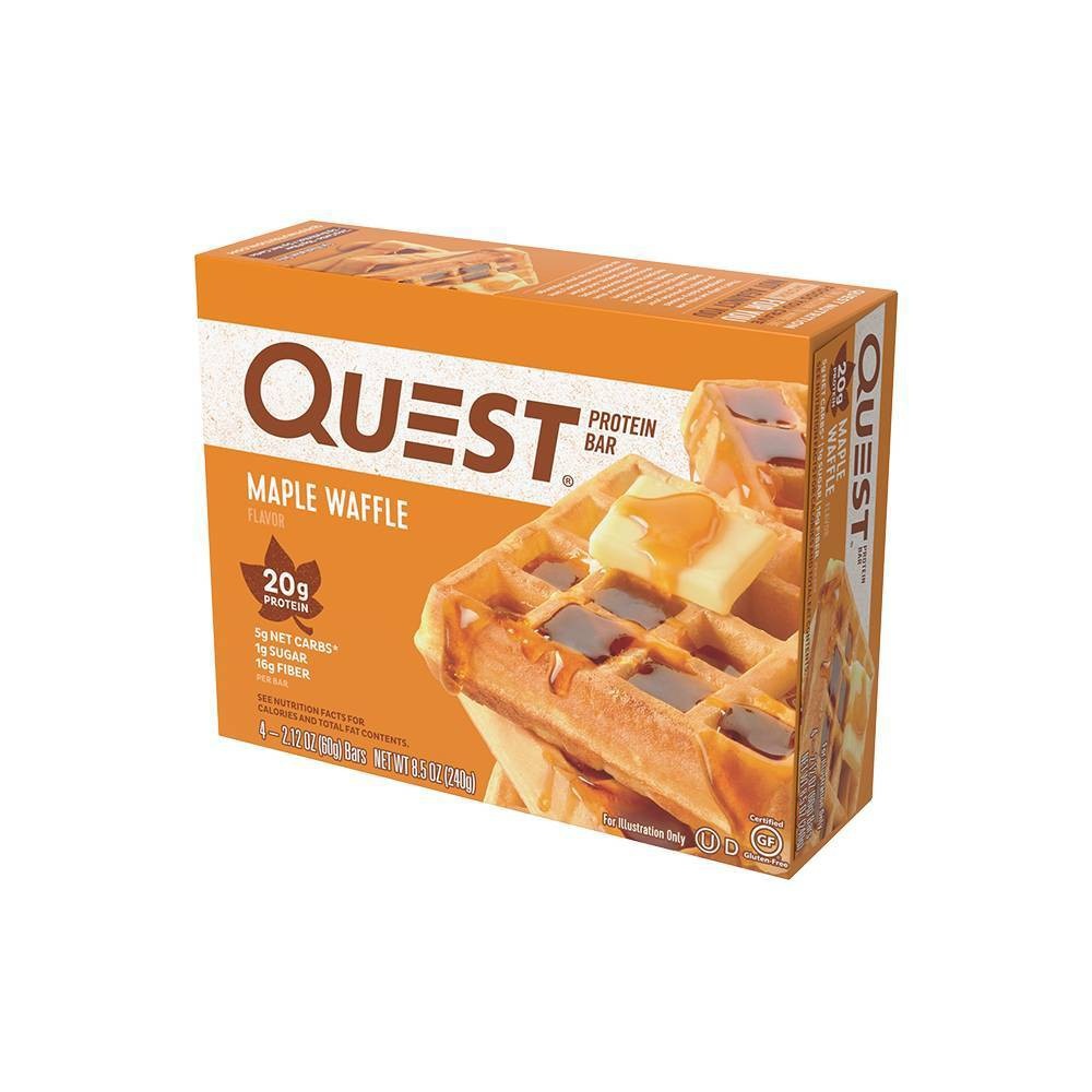 slide 1 of 6, Quest Nutrition Quest Protein Bar - Maple Waffle - 4ct, 8.5 oz
