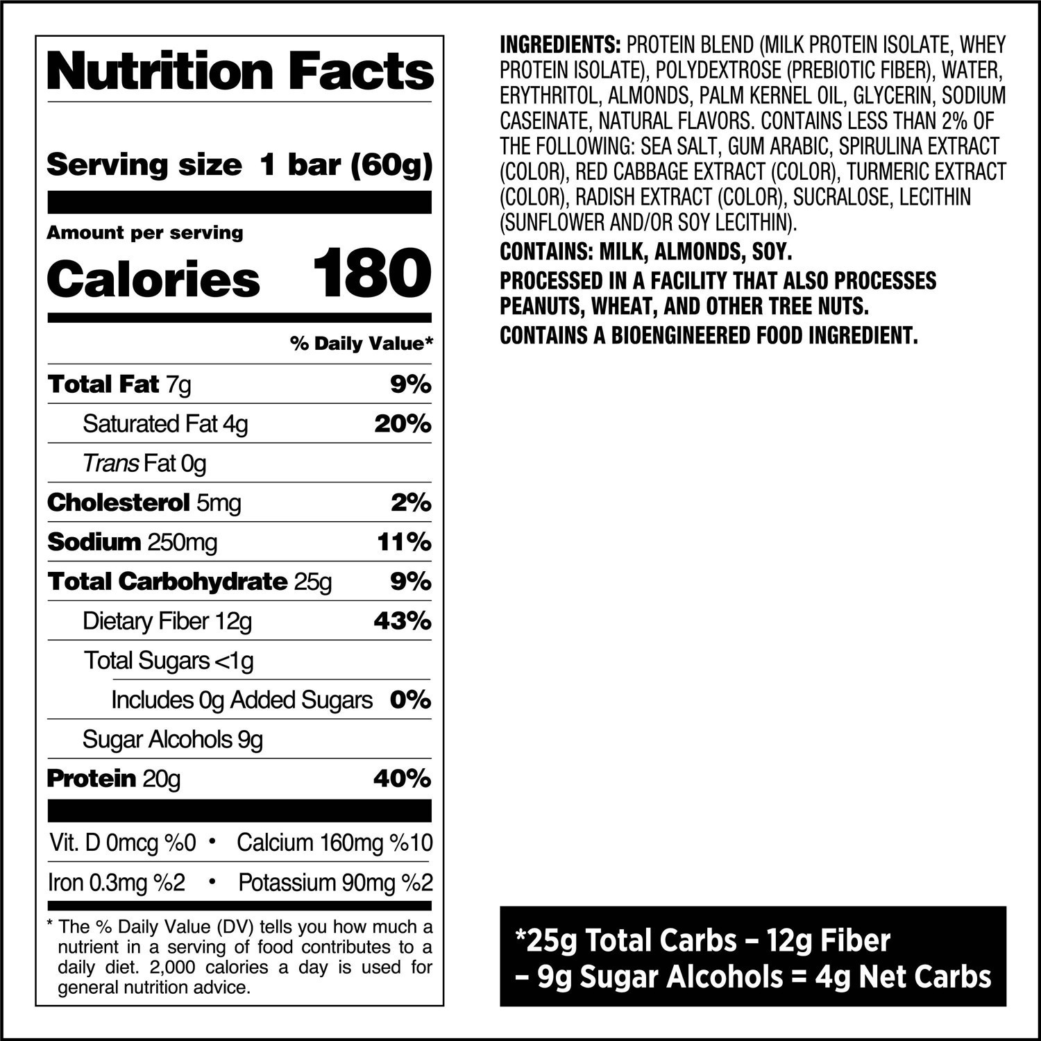 Quest Nutrition Nutrition Protein Bar Birthday Cake 4ct 8.5 oz Shipt