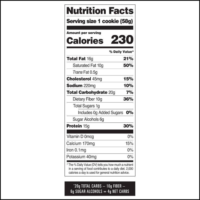 slide 7 of 10, Quest Nutrition Protein Cookie - Snickerdoodle - 4pk, 4 ct