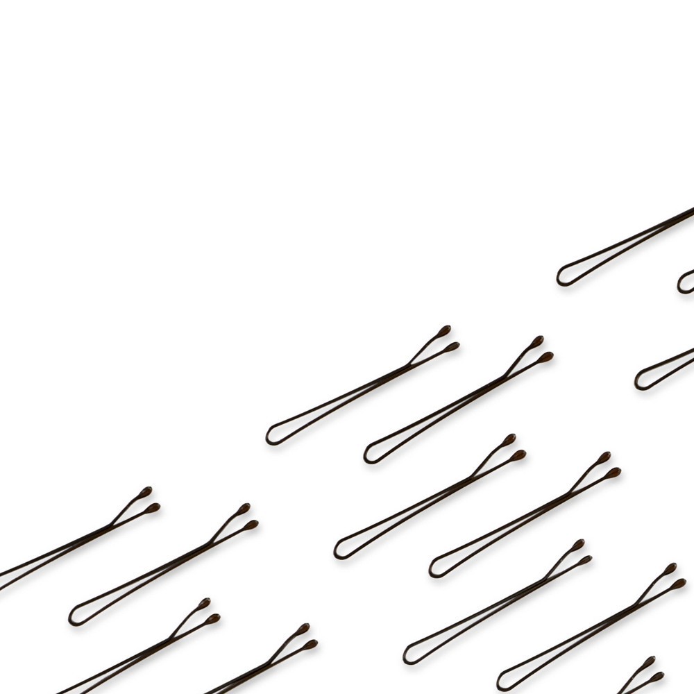 slide 3 of 3, scunci Elevated Basic Mini Bobby Pins - Brown - 36pk, 36 ct