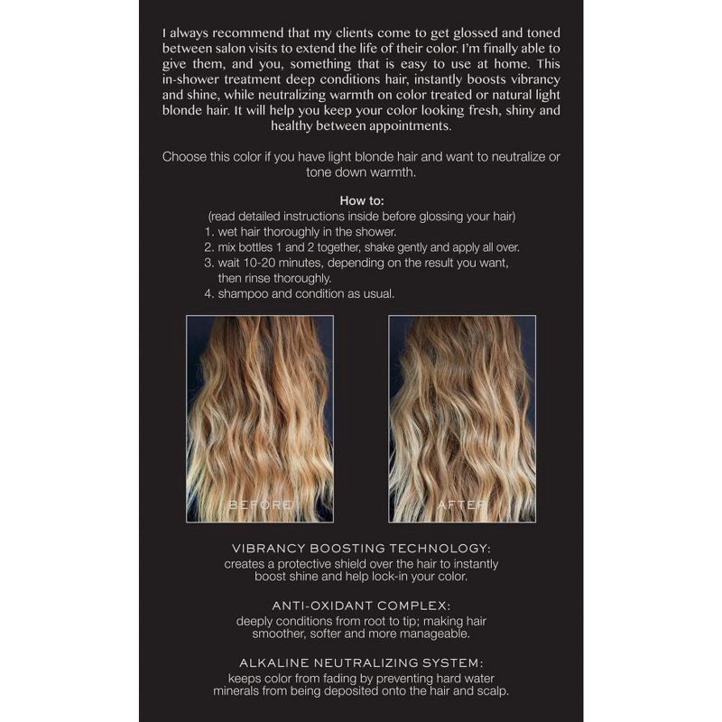 slide 2 of 5, Kristin Ess Hair Dye Gloss in Winter Wheat for Light Blonde Hair - 4 fl oz, 4 fl oz