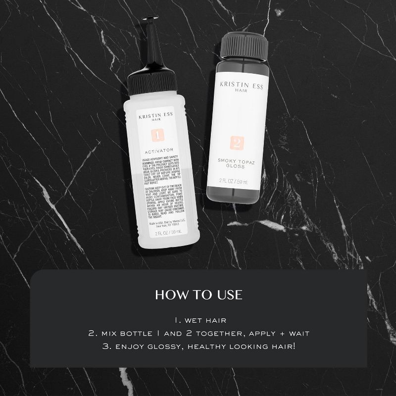 slide 7 of 7, Kristin Ess Hair Gloss Dye in Bittersweet for Dark Brown Hair - 4 fl oz, 4 fl oz