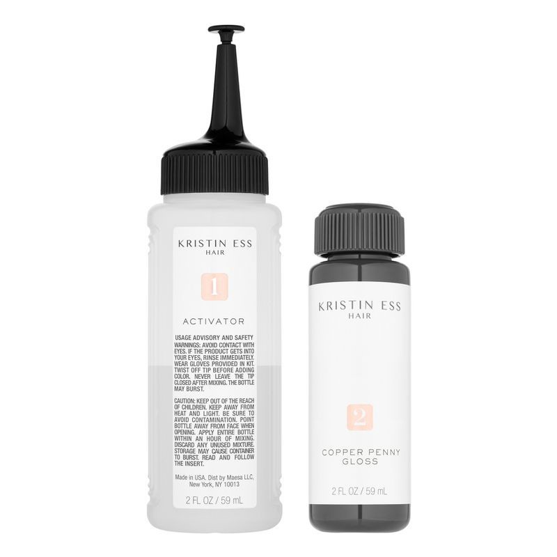 slide 4 of 7, Kristin Ess Hair Dye Gloss in Copper Penny for Red or Auburn Hair - 4 fl oz, 4 fl oz