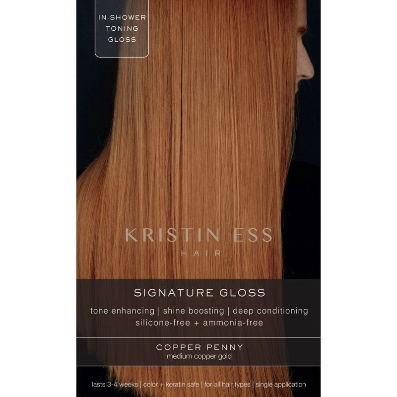 slide 1 of 7, Kristin Ess Hair Dye Gloss in Copper Penny for Red or Auburn Hair - 4 fl oz, 4 fl oz