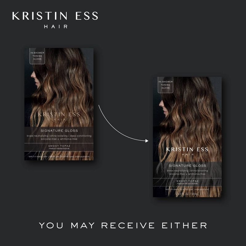 slide 3 of 4, Kristin Ess Hair Dye Gloss in Smokey Topaz for Medium Blonde Hair - 4 fl oz, 4 fl oz