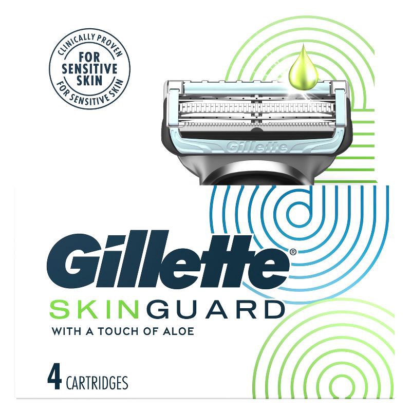 slide 10 of 11, Gillette SkinGuard Men's Razor Blade Refills - 4ct, 4 ct